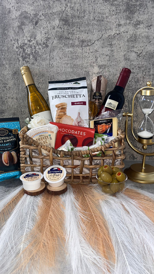 The two wines basket